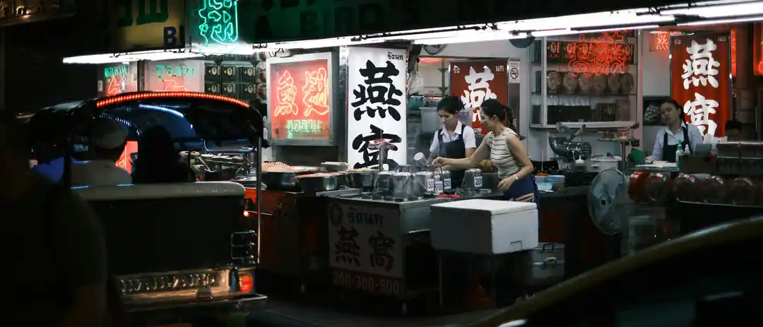 Yaowarat roast duck, seafood grill, and street-food skewers photo 3