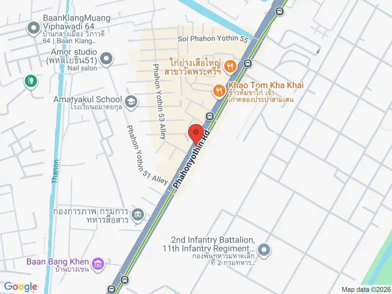 Map showing the location of 11th Infantry Regiment station