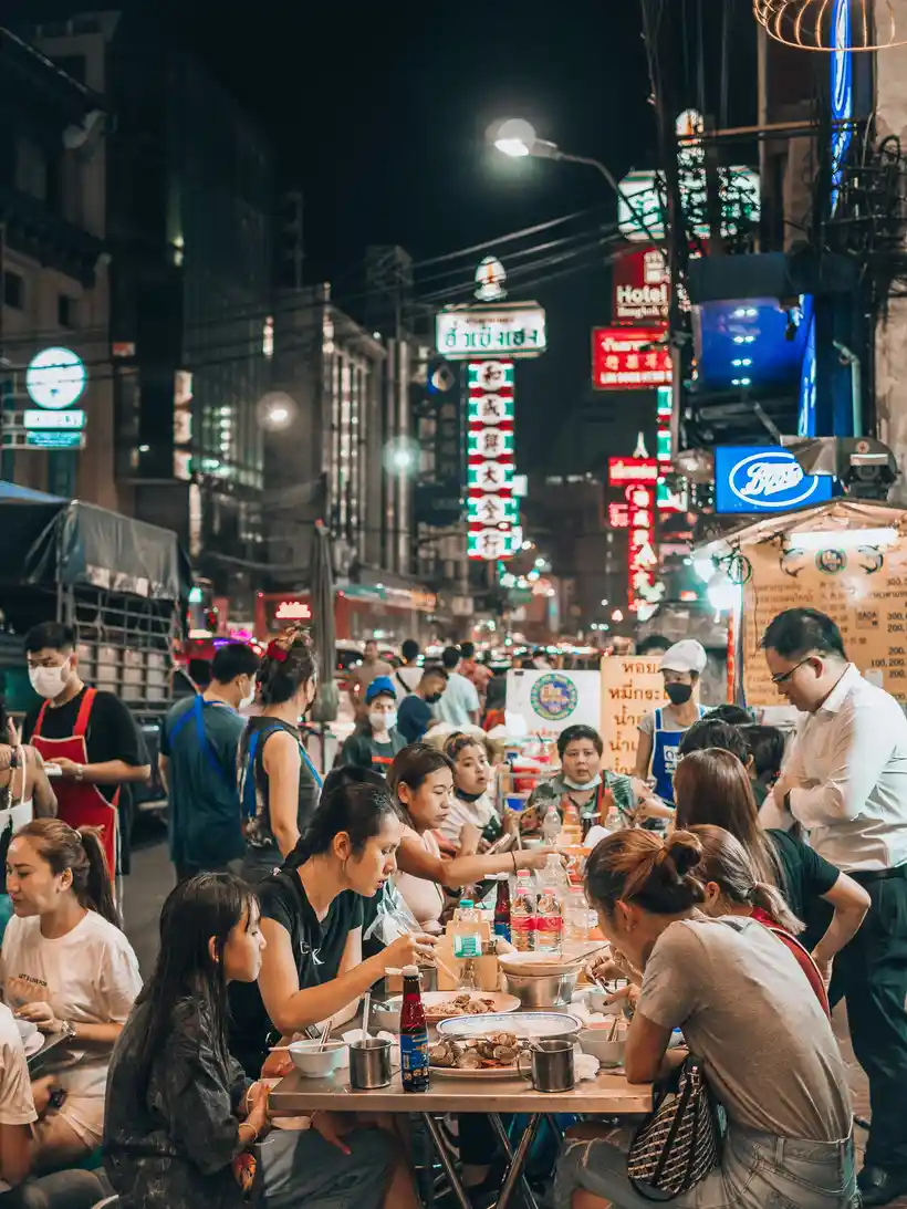 Bangkok street food scene