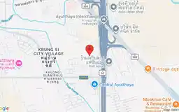 Static map showing Ayutthaya City Park in Ayutthaya
