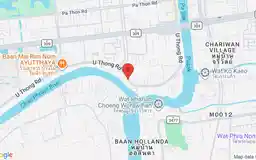 Static map showing Baan Pomphet in Ayutthaya
