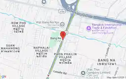 Map showing location of Bang Na station