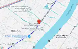 Map showing location of Bang Phlat station