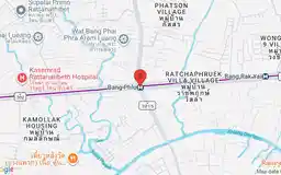 Map showing location of Bang Phlu station