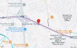 Map showing location of Bang Rak Noi Tha It station