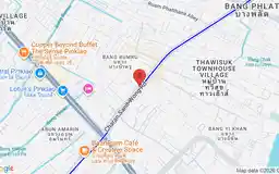 Map showing location of Bang Yi Khan station