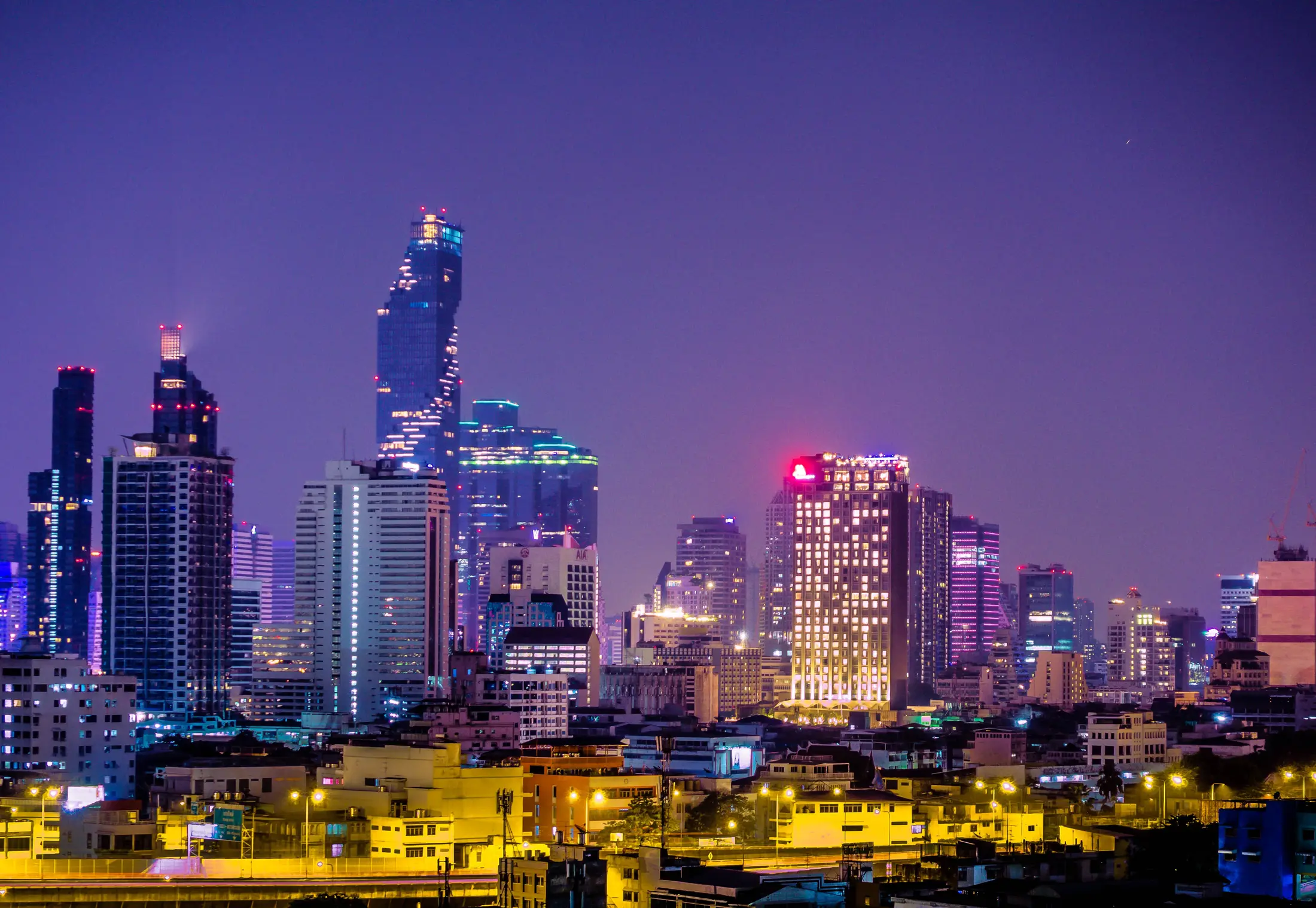 Bangkok hotel and accommodation view