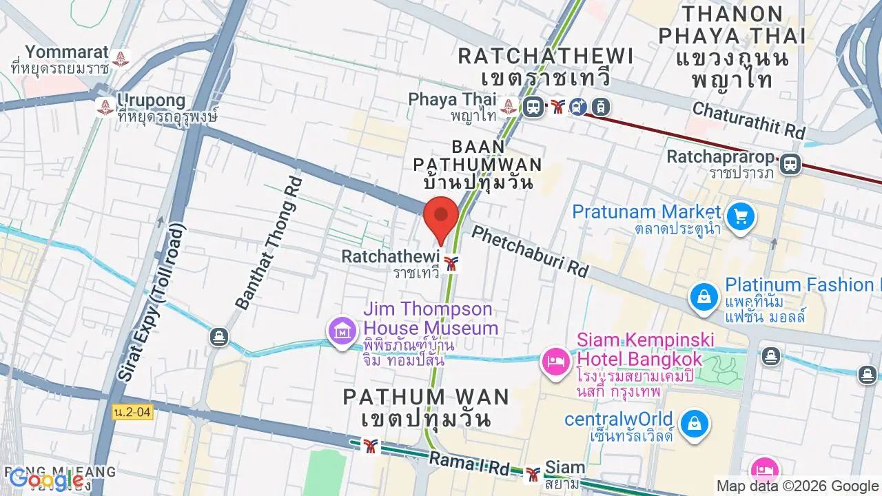 Map showing location of Bed One Block Hostel
