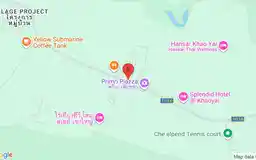 Static map showing The Birder's Lodge Farmers Market in Khao Yai