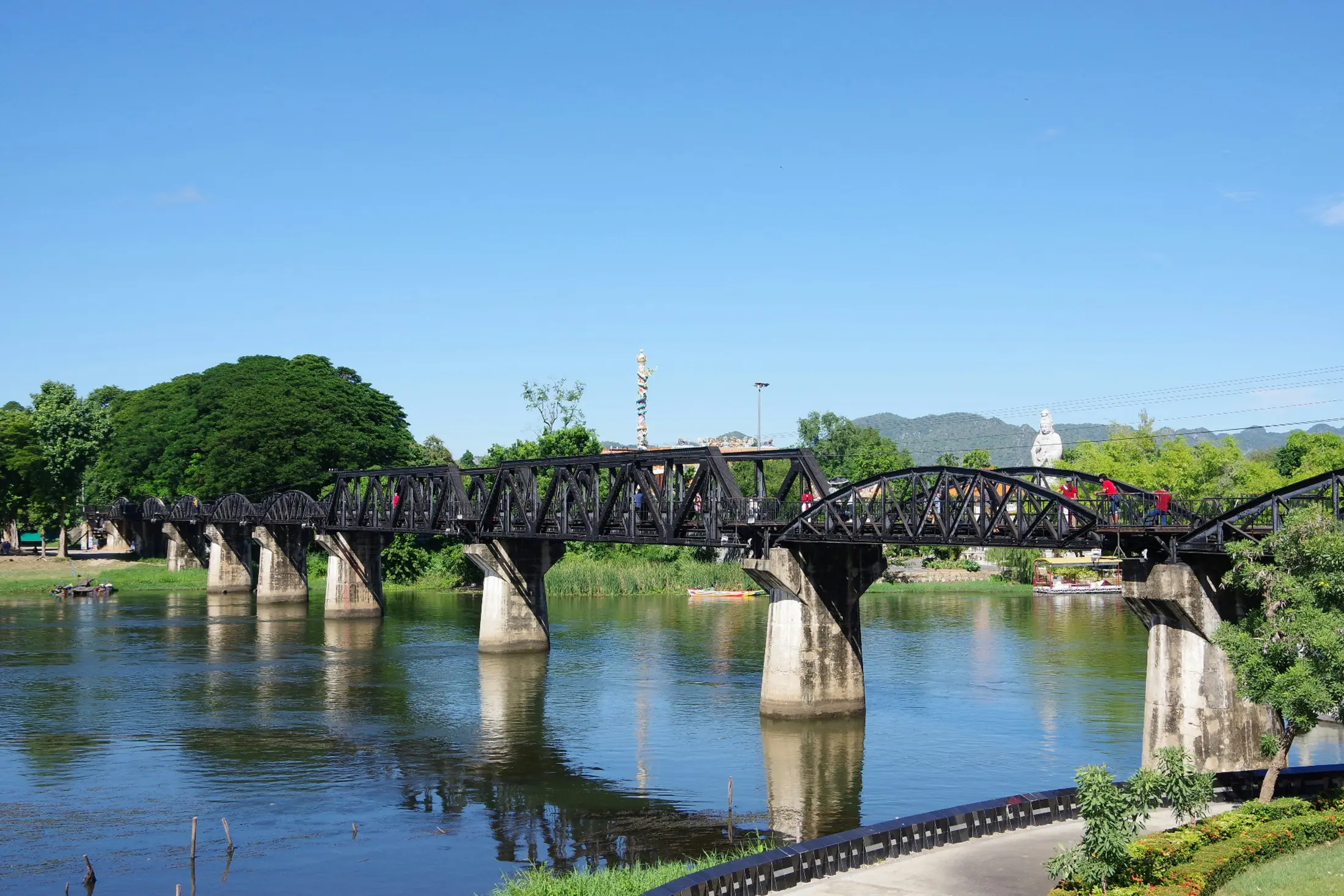 Bridge over the River Kwai in Kanchanaburi