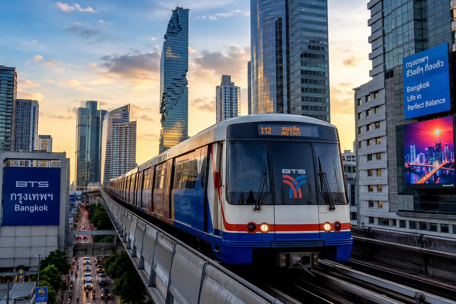 BTS Skytrain in Bangkok