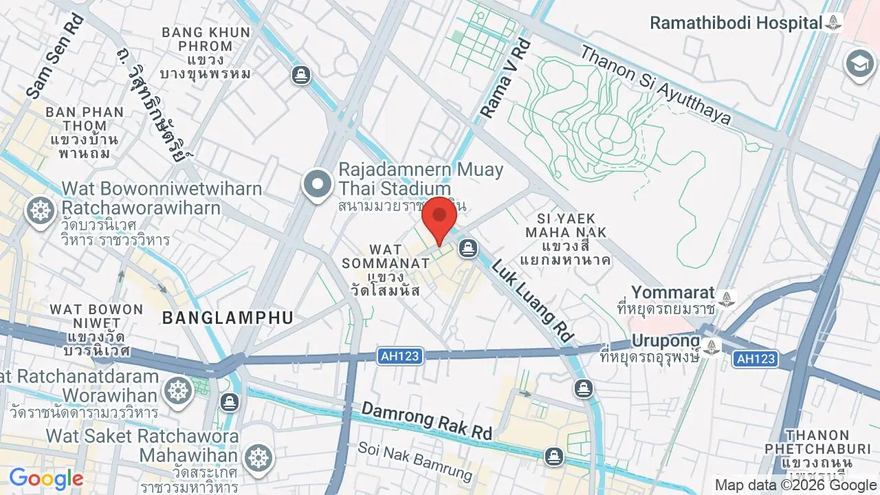 Map showing location of Bunloet (Pom Prap Sattru Phai)