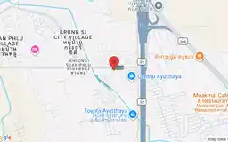 Static map showing Centara Ayutthaya in Ayutthaya