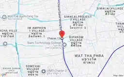 Map showing location of Charan 13 station