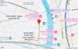 Map showing location of Charoen Nakhon station
