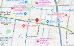 Map showing location of Chit Lom station