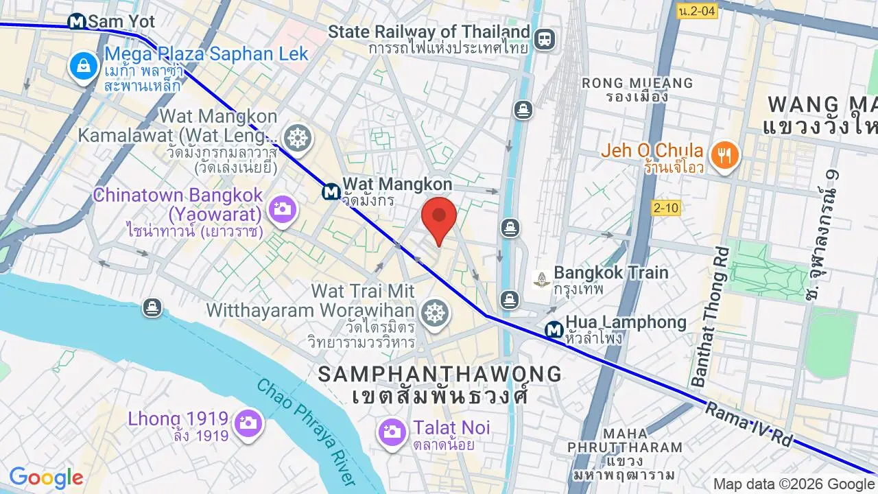 Map showing location of Choen