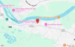 Static map showing Dheva Mantra Resort in Kanchanaburi