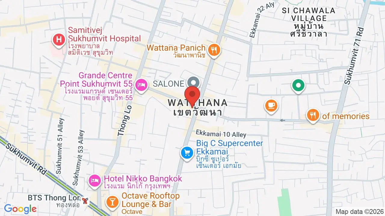 Map showing location of Don Don Donki