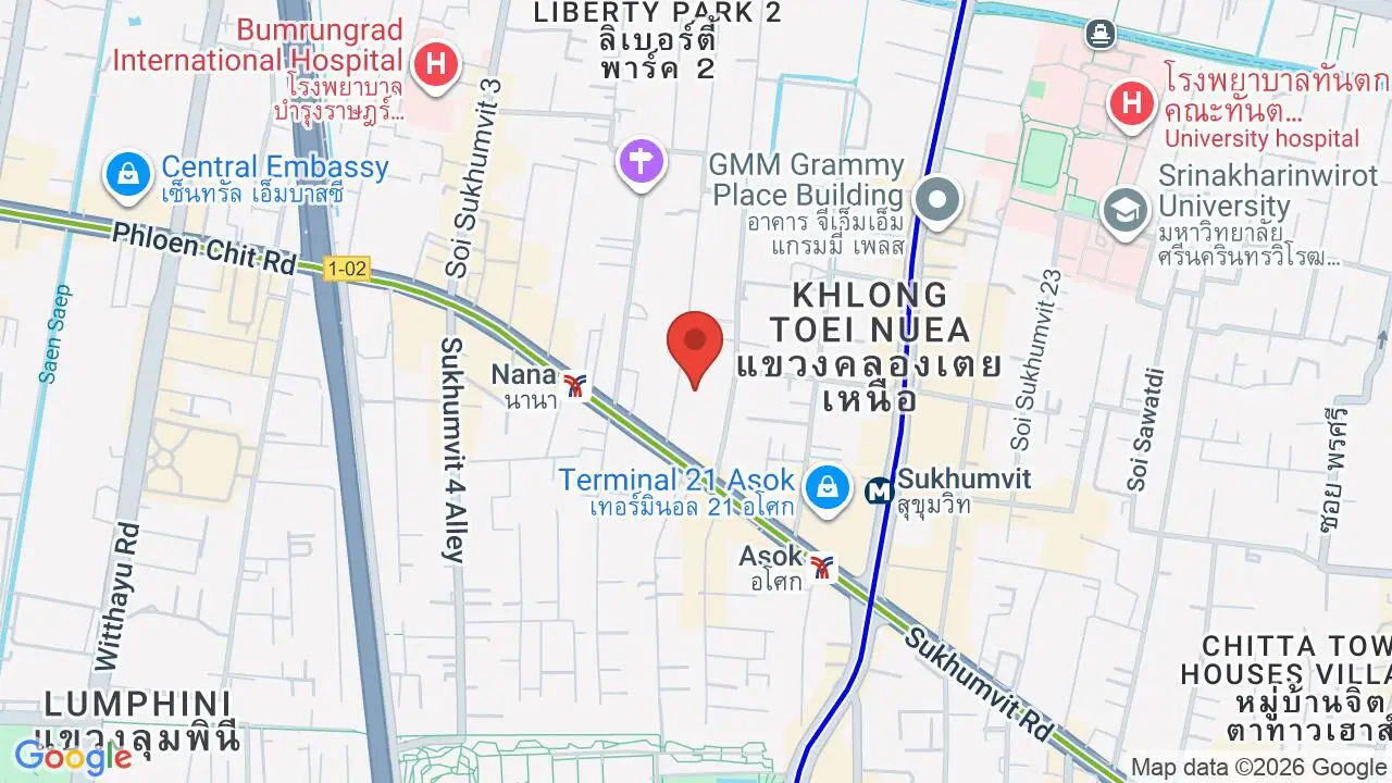 Map showing location of Duke Language School