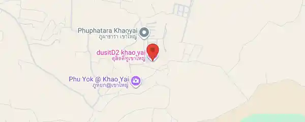 Static map showing dusitD2 Khao Yai in Khao Yai