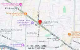 Map showing location of Ekkamai station