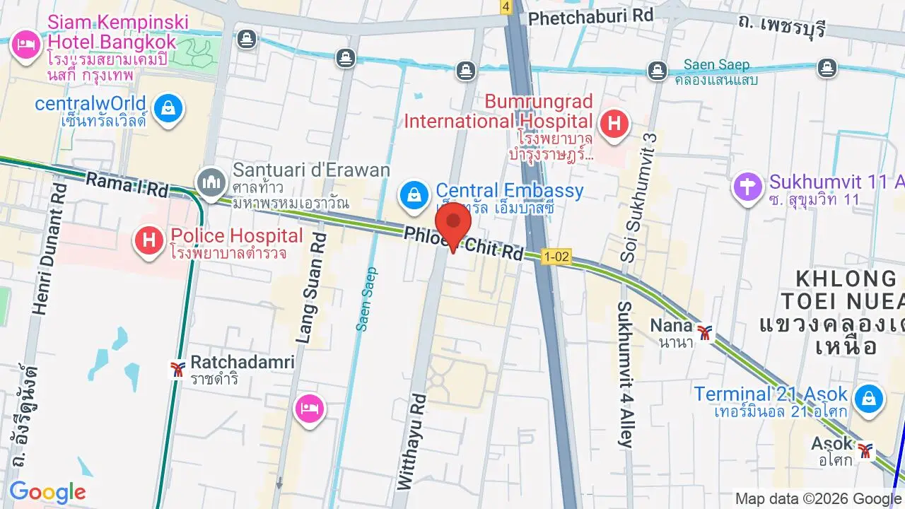 Map showing location of Elements, Inspired by Ciel Bleu