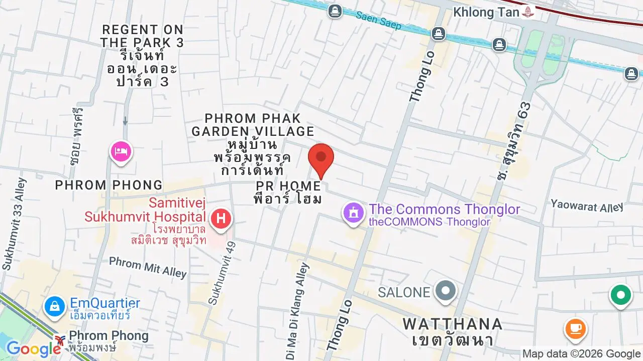 Map showing location of Foong