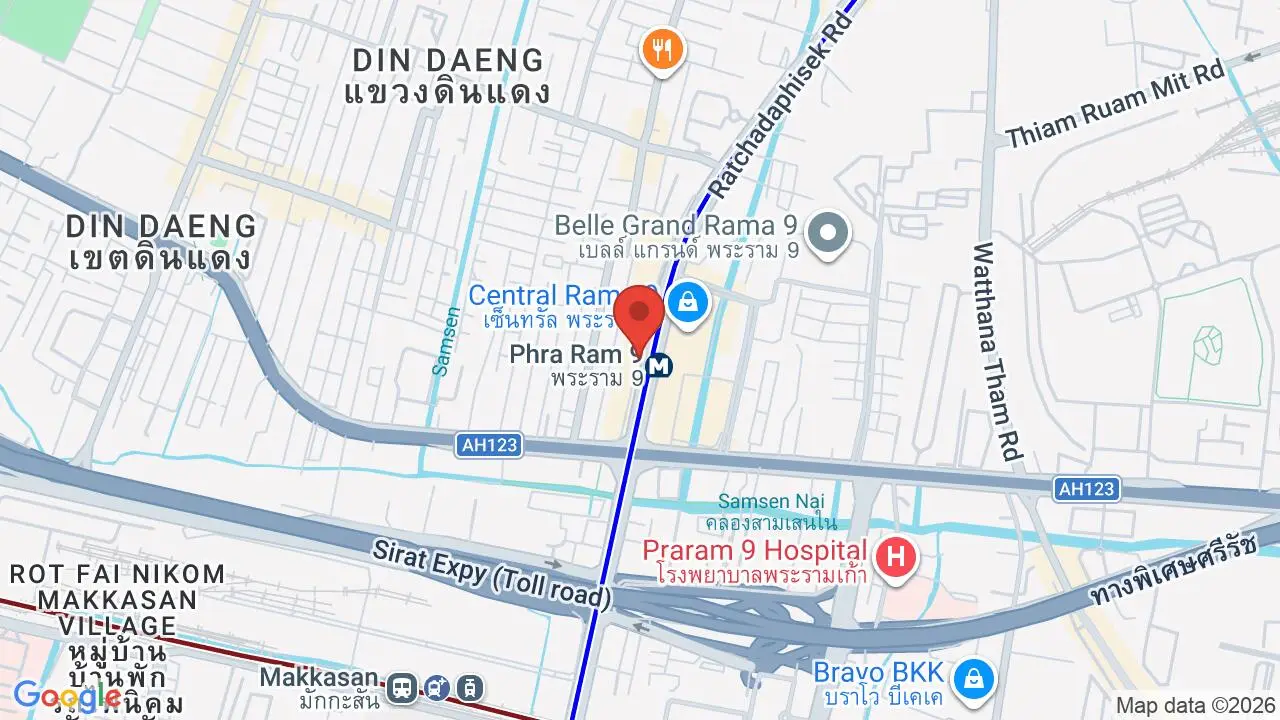 Map showing location of Fortune Town