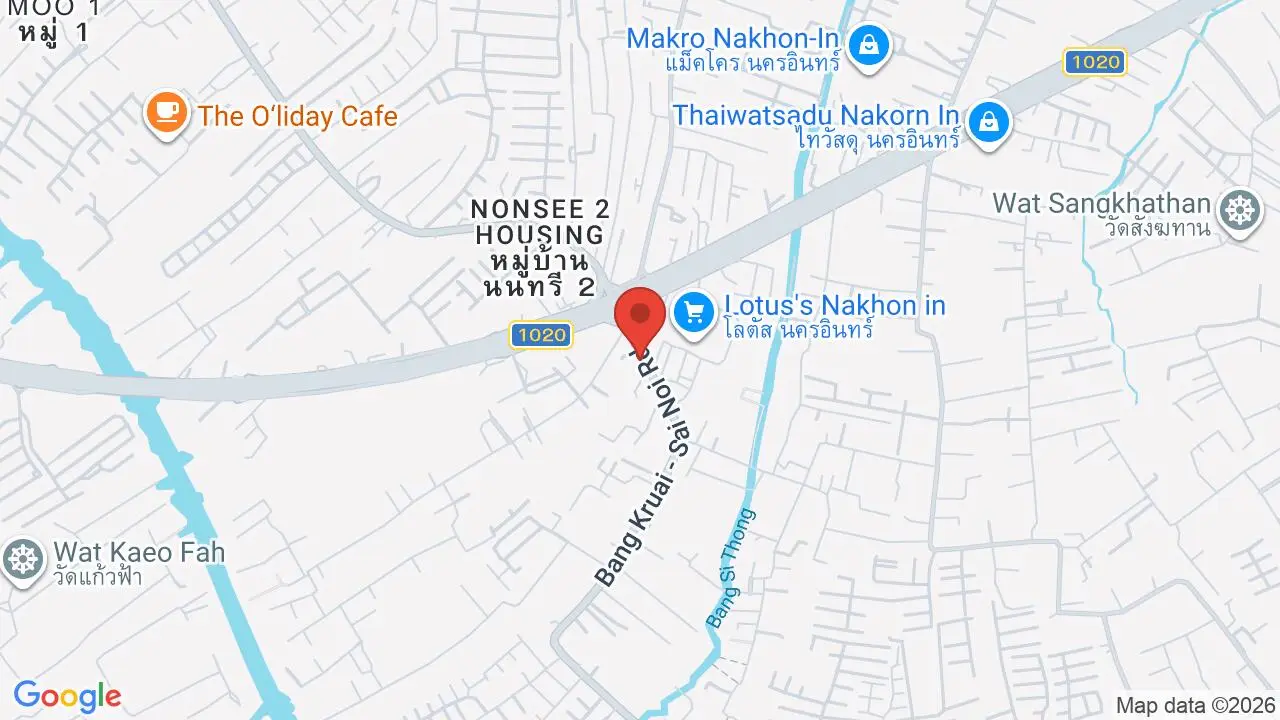 Map showing location of Fried Banana Rama 5 (Bang Kruai - Sai Noi Road)
