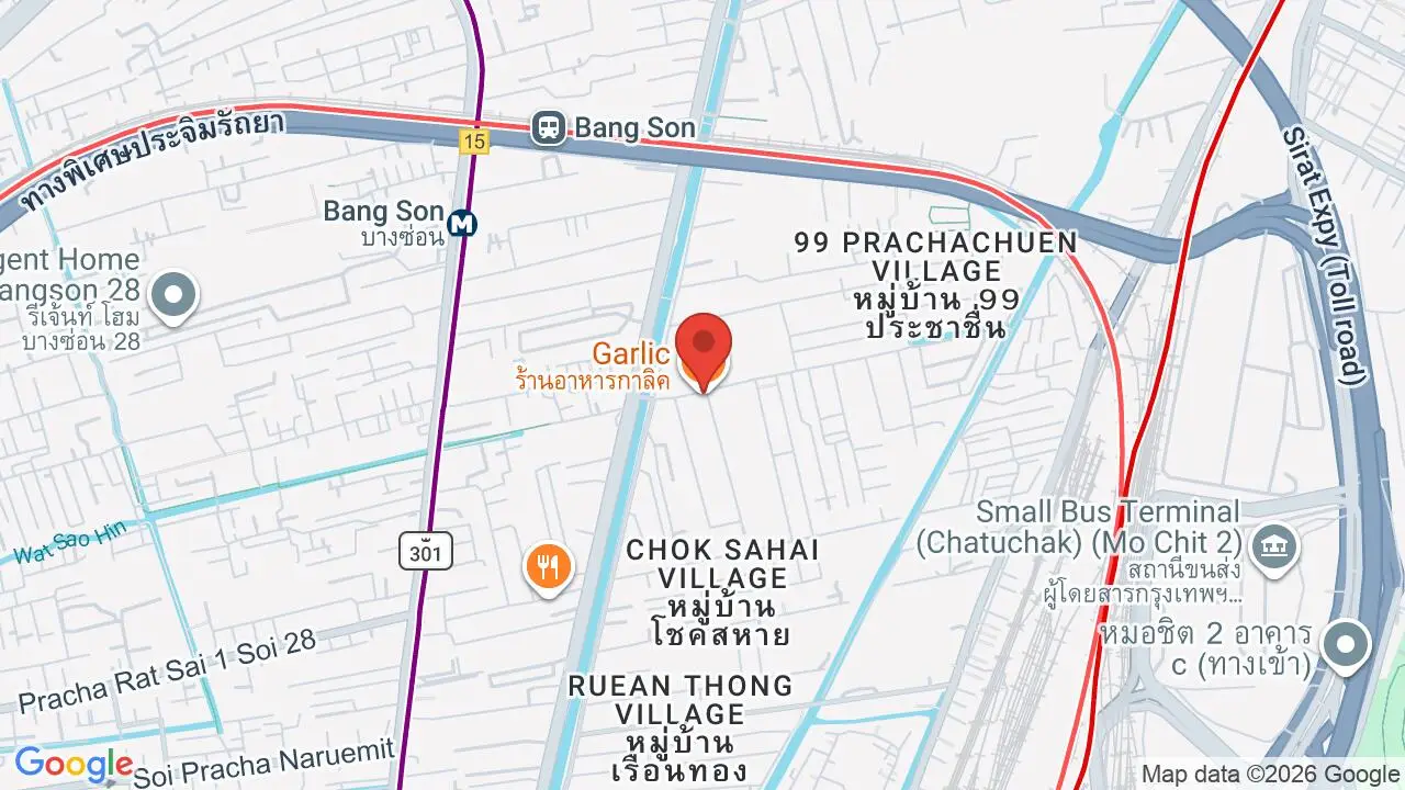 Map showing location of Garlic