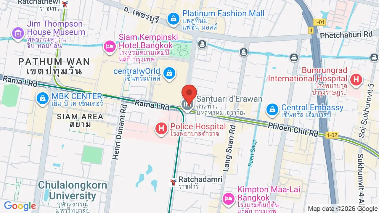 Map showing location of Ginza Sushi Ichi