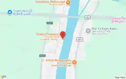 Static map showing Grand Chaopraya in Ayutthaya