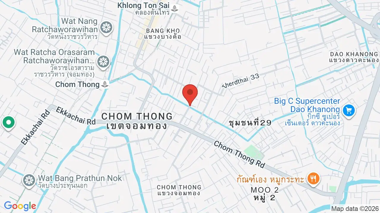 Map showing location of Gim Nguan Noodle