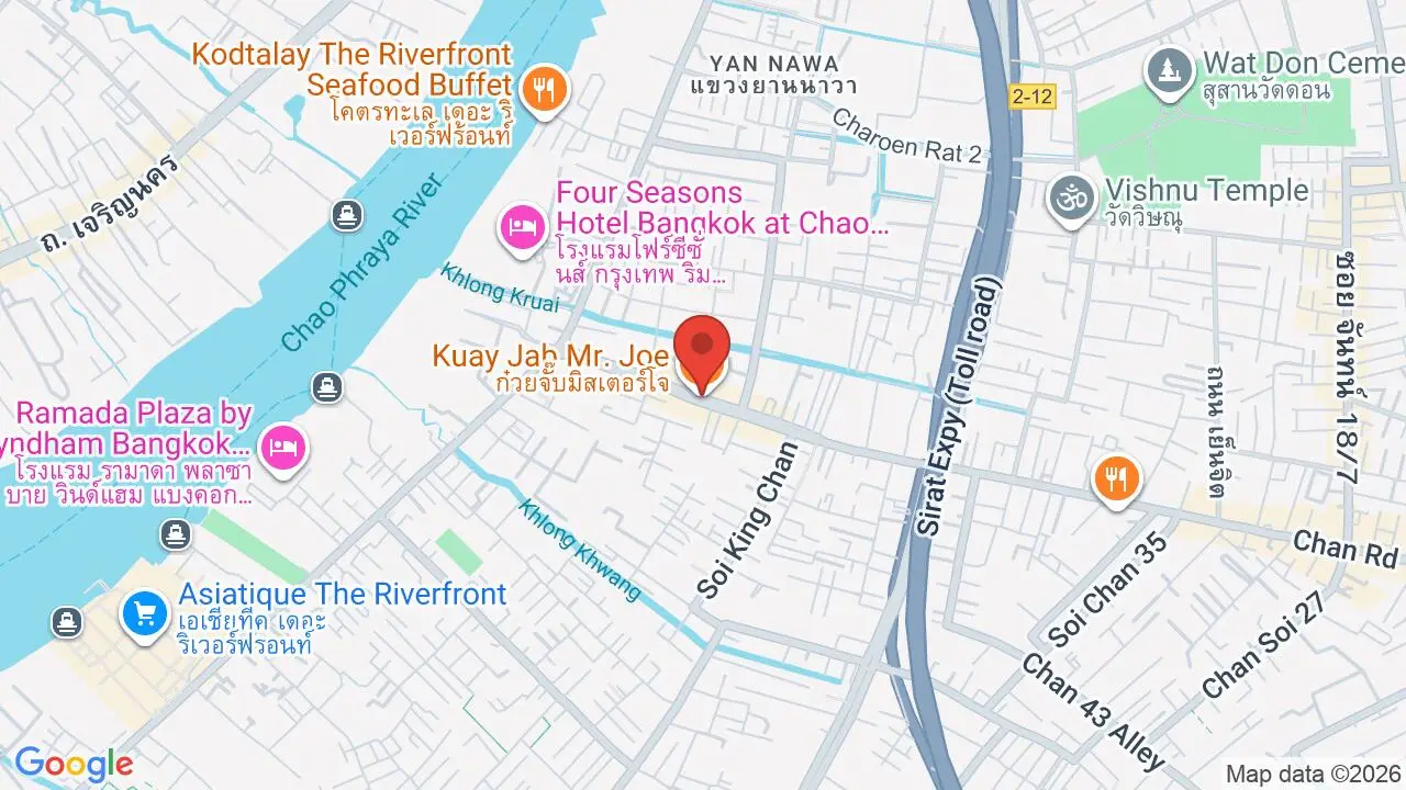 Map showing location of Guay Jub Mr. Jo