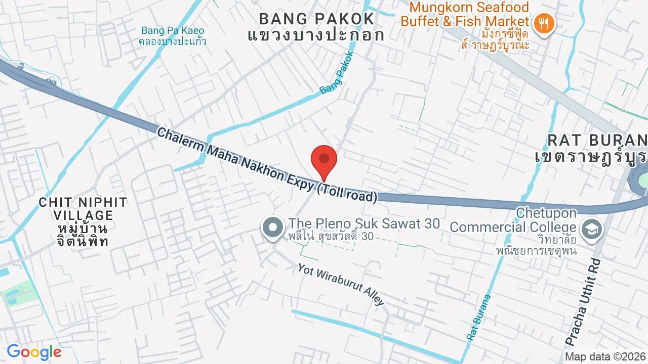 Map showing location of Hong Seng
