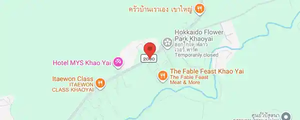 Static map showing Hotel Labaris Khao Yai in Khao Yai