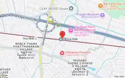 Map showing location of Hua Mak station