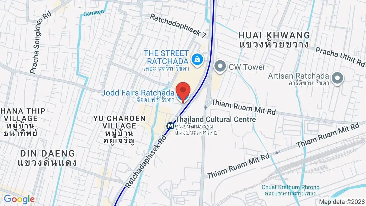 Map showing location of Jodd Fairs