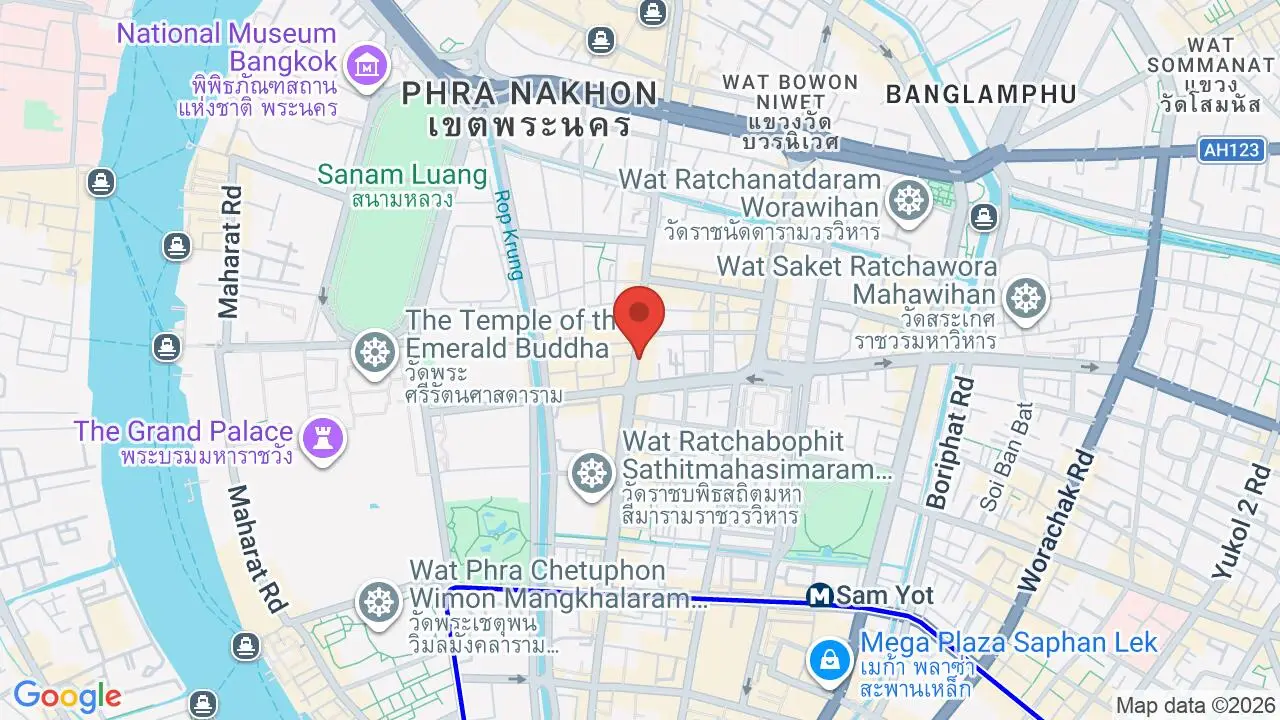 Map showing location of K. Panich