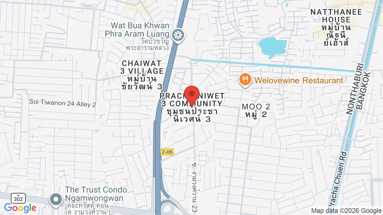 Map showing location of Kaeng Pa Loong Sa-Nga