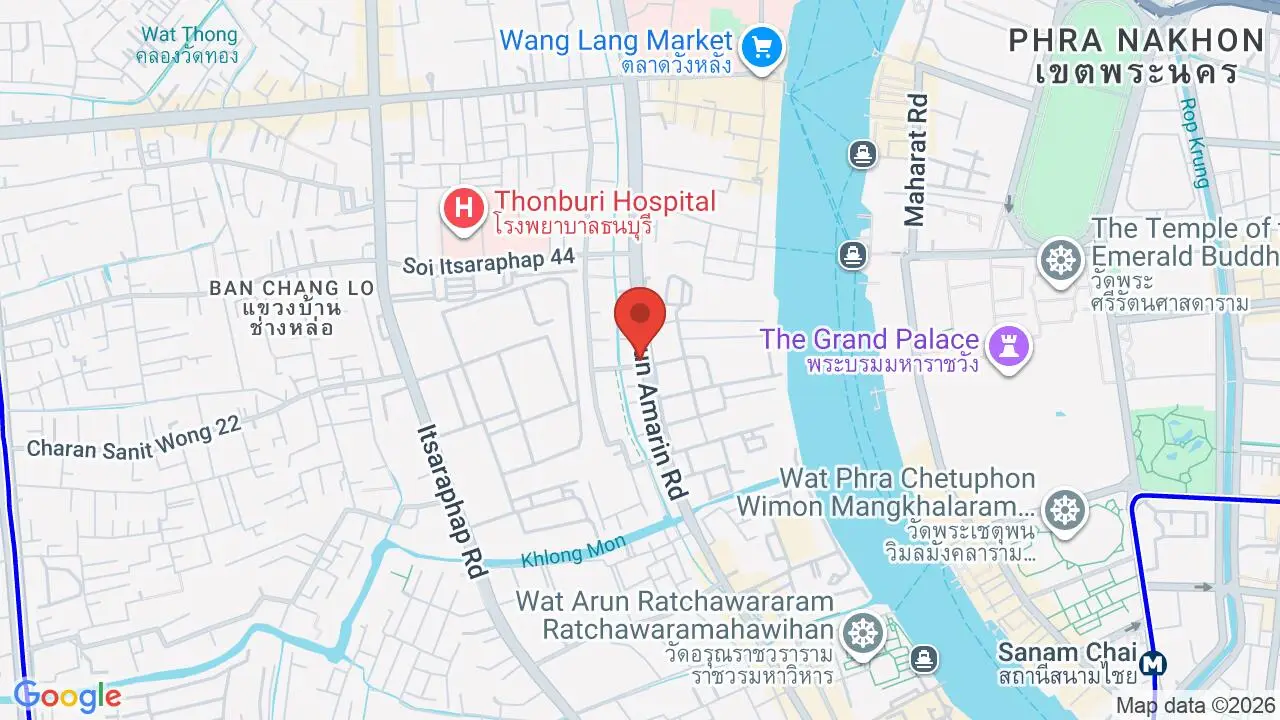Map showing location of KAENKRUNG