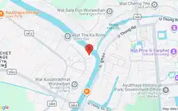 Static map showing Kaow Laor in Ayutthaya
