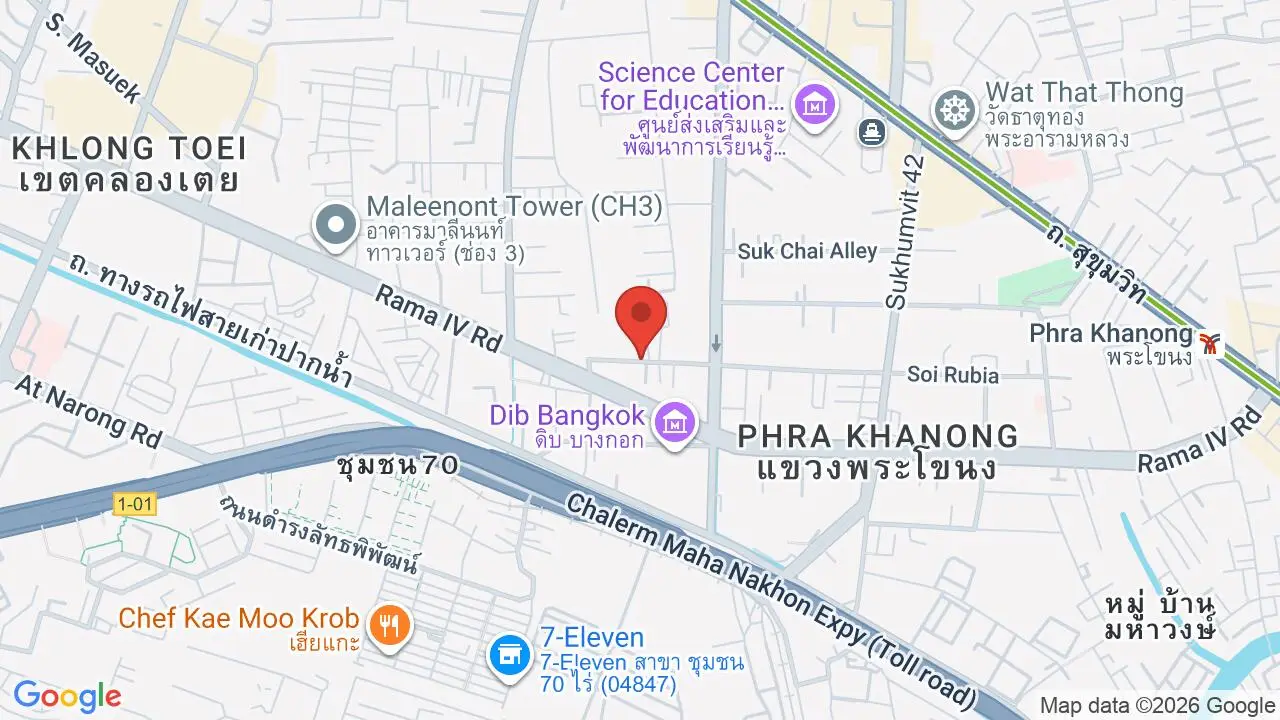 Map showing location of Keawloon