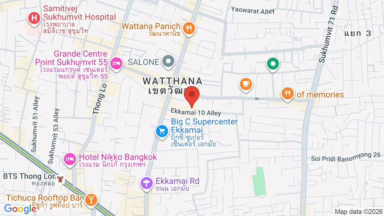 Map showing location of Khao (Vadhana)