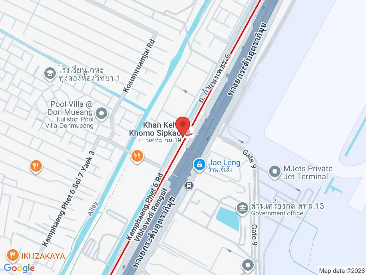 Map showing the location of Kheha station