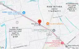 Map showing location of Khu Bon station