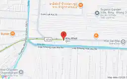 Map showing location of Khu Khot station