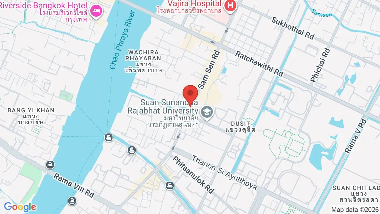 Map showing location of Krua Apsorn (Dusit)