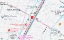 Map showing location of Lak Si station